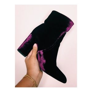 STEVE MADDEN - JAQUE BURGUNDY VELVET